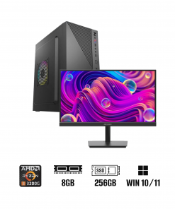 PC Văn Phòng | AMD RYZEN 3200G (AMD RYZEN 3200G, Ram 8GB DDR4, SSD 256GB, Nguồn 350W)