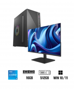 PCVăn Phòng | Core I5 12400 (Core I5 12400, RAM 16GB DDR4, SSD 256GB, Nguồn 650W)